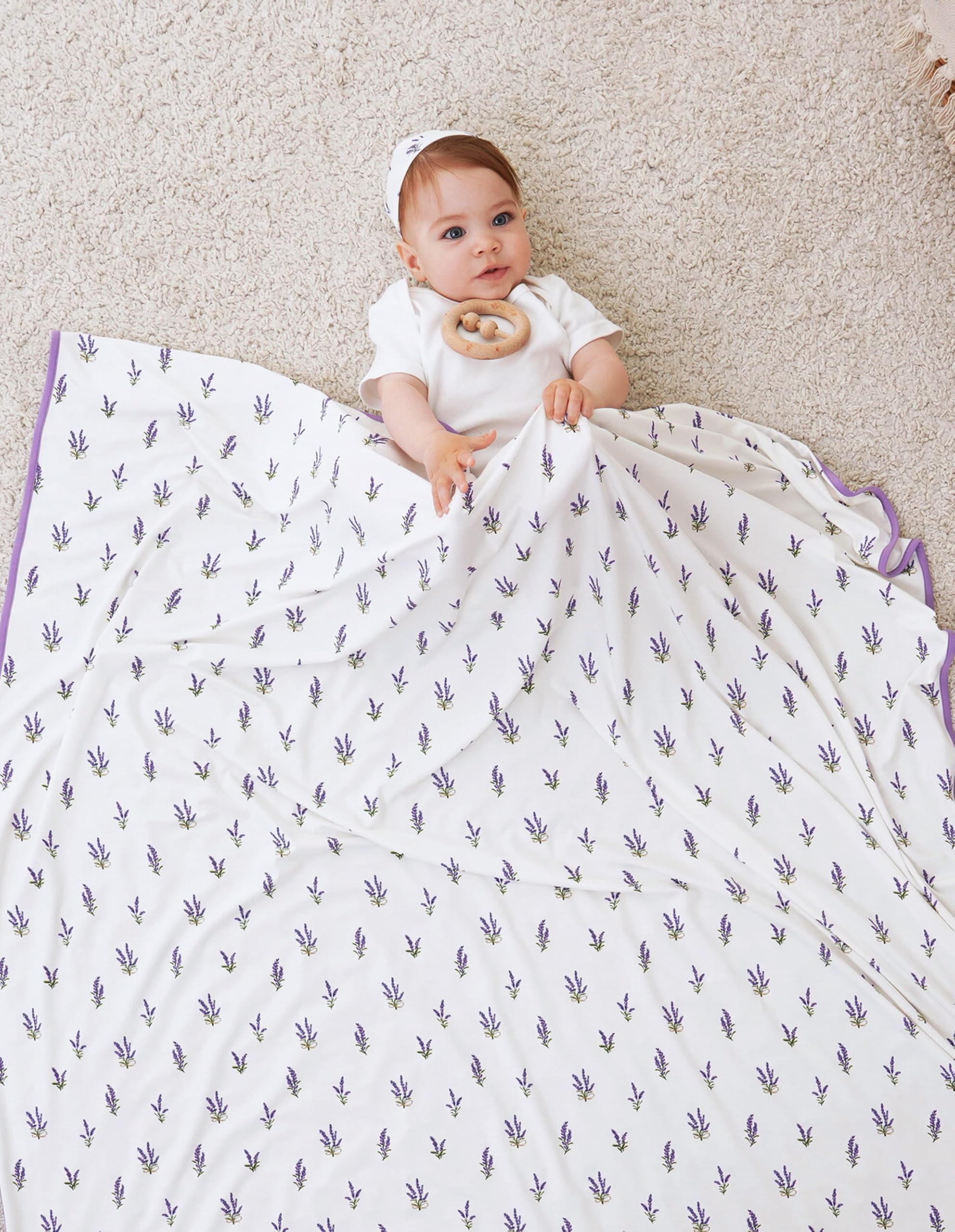 BambooBud versatile swaddle set for naps, strolls, and photos