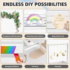 BAMBOOHOMIE baby shower crate closet dimensions reveal generous capacity