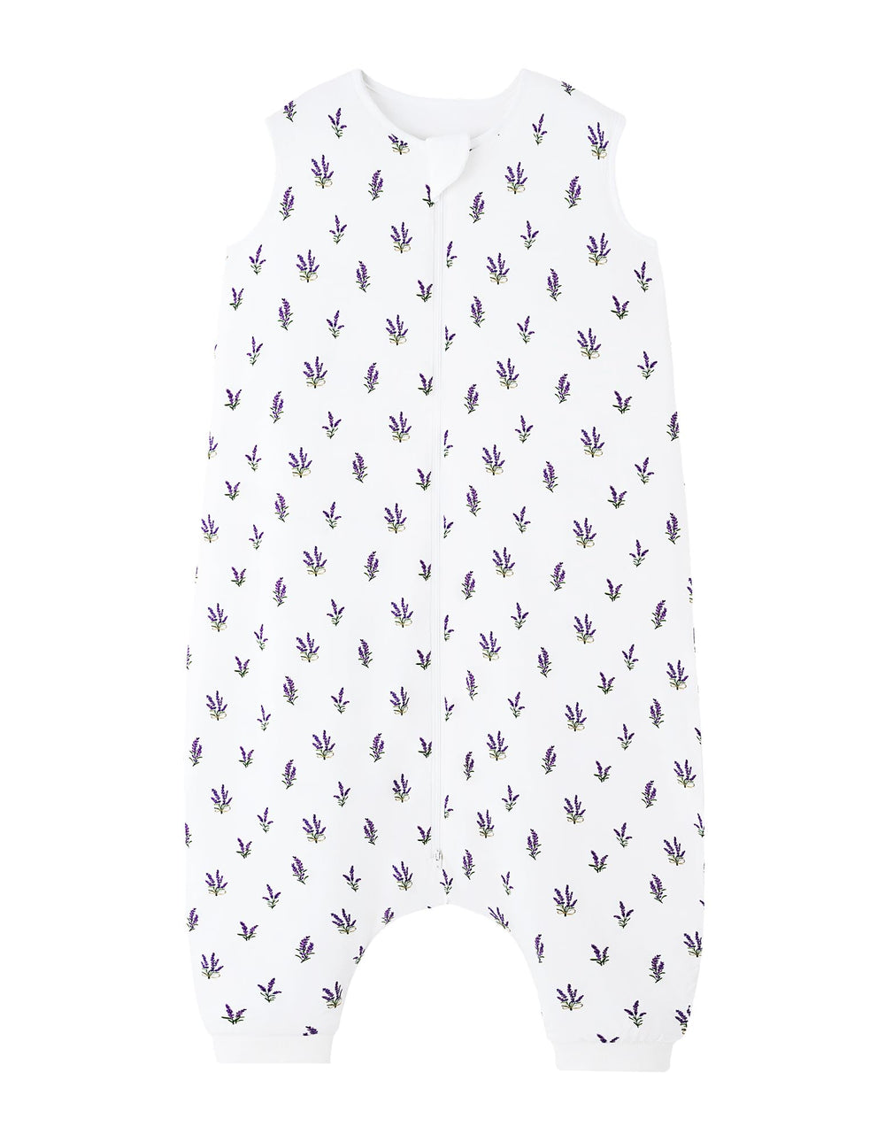 BambooBud baby sleep sack with feet in lavender offers warm, snug comfort for chilly nights.