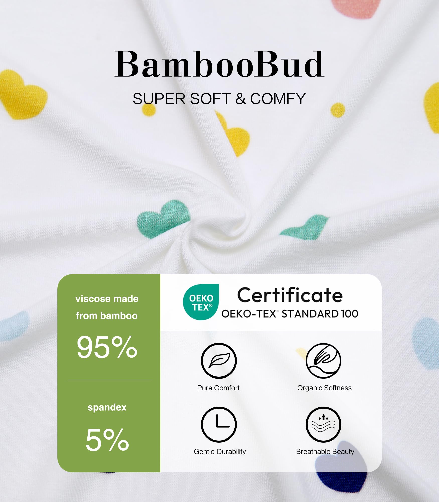 BambooBud newborn swaddle in use, snug wrap during cuddles and naps.