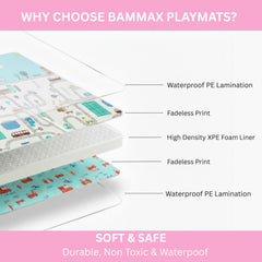 BAMMAX non-toxic materials ensure a safe crawling and rolling area.