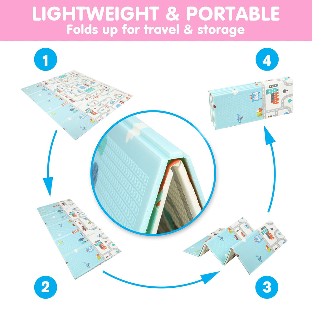 BAMMAX compatible with standard playpens to add cushioned underlay.