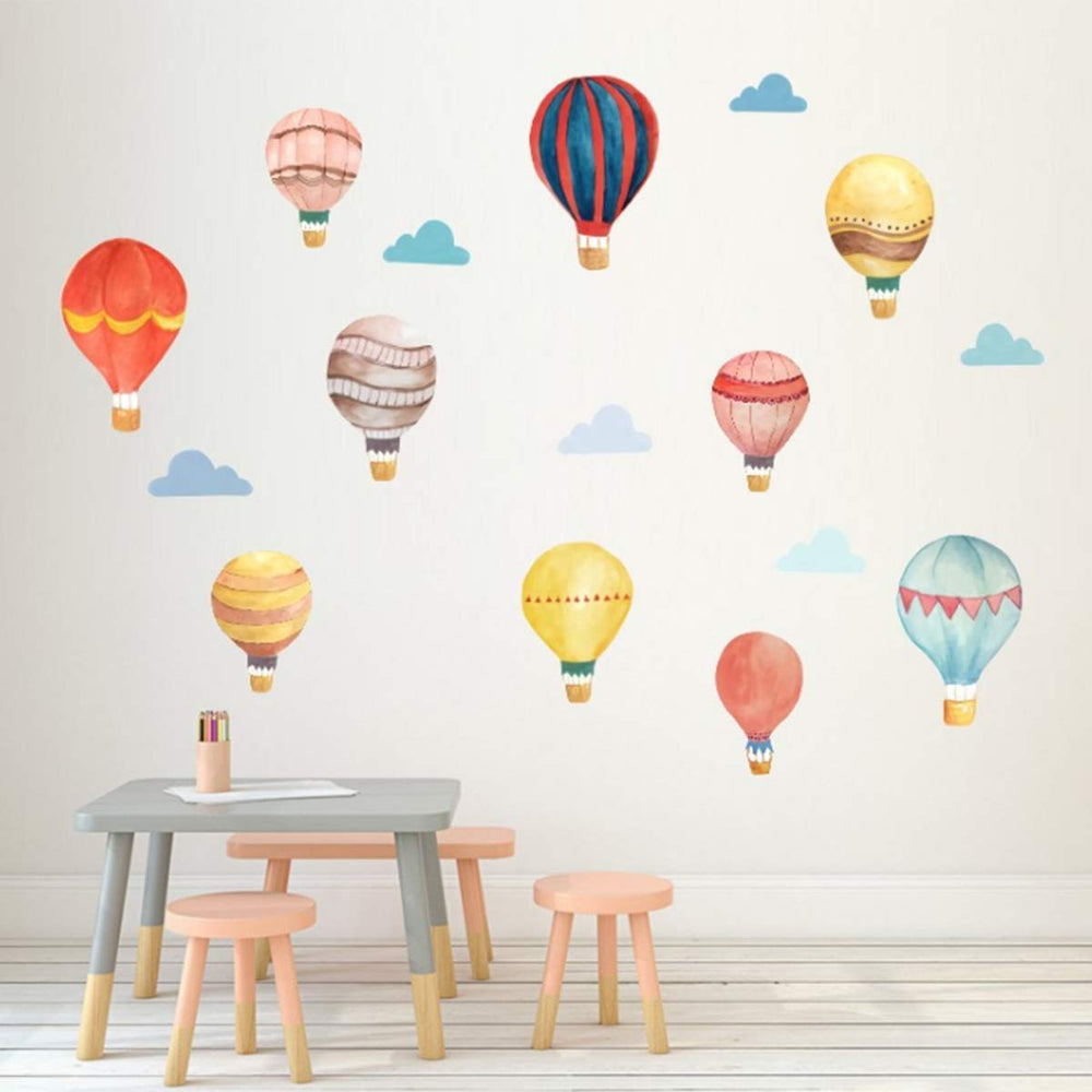 Bamsod rainbow scene decals brighten living rooms with cheerful color.