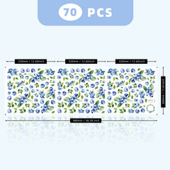 Bamsod Blueberry wall decal for kids' room with bright berry design.