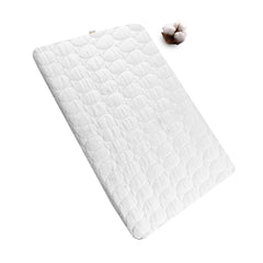 Bamuho pack n play sheets with duck egg quilted top for gentle baby comfort.