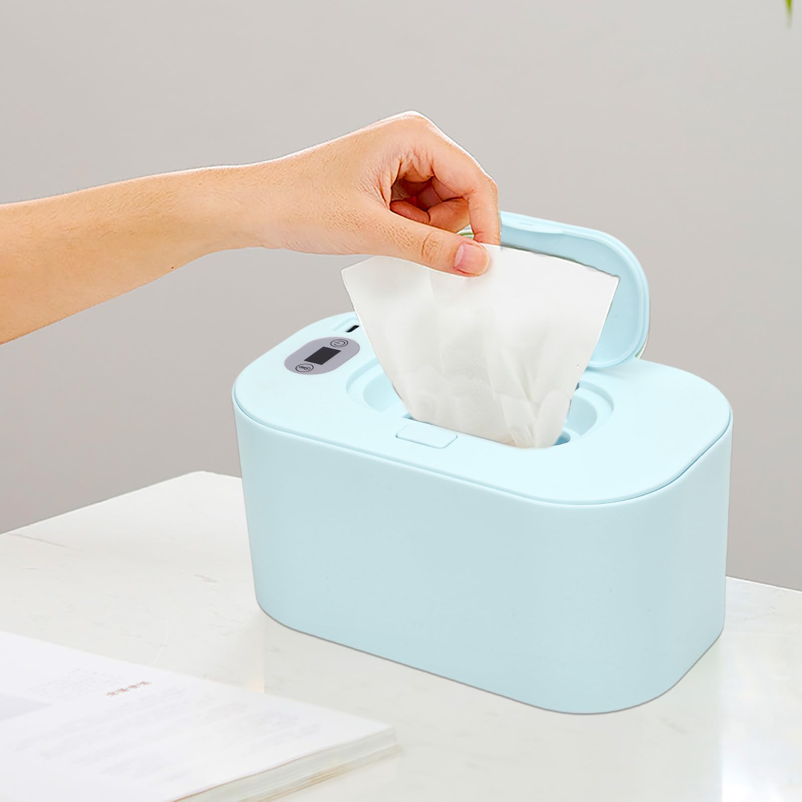 Banapoy Baby Wipe Warmer compact design keeps wipes warm on the go