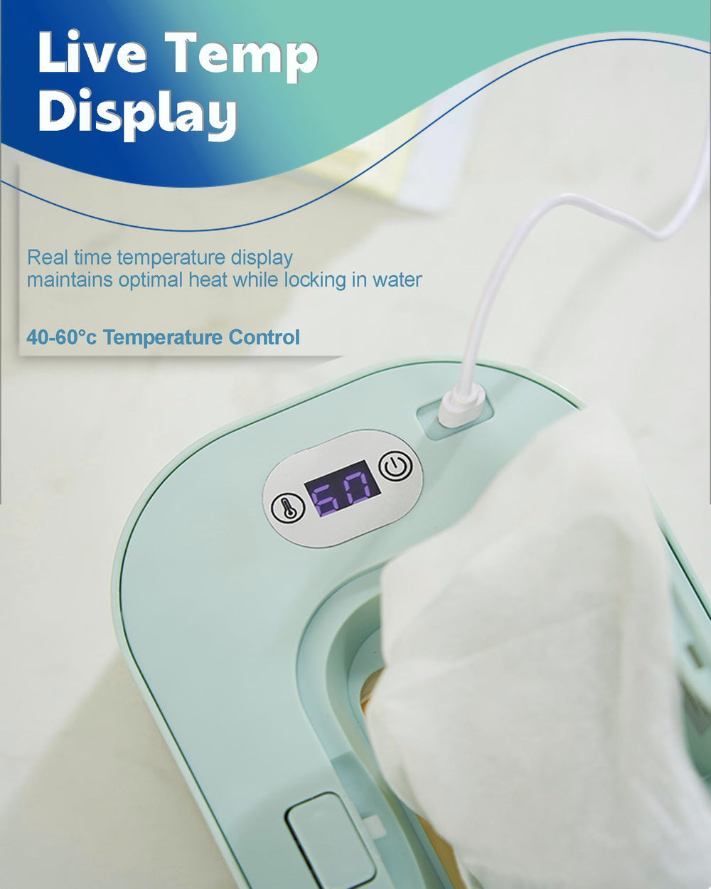 Banapoy Baby Wipe Warmer USB powered for home, car, or travel use