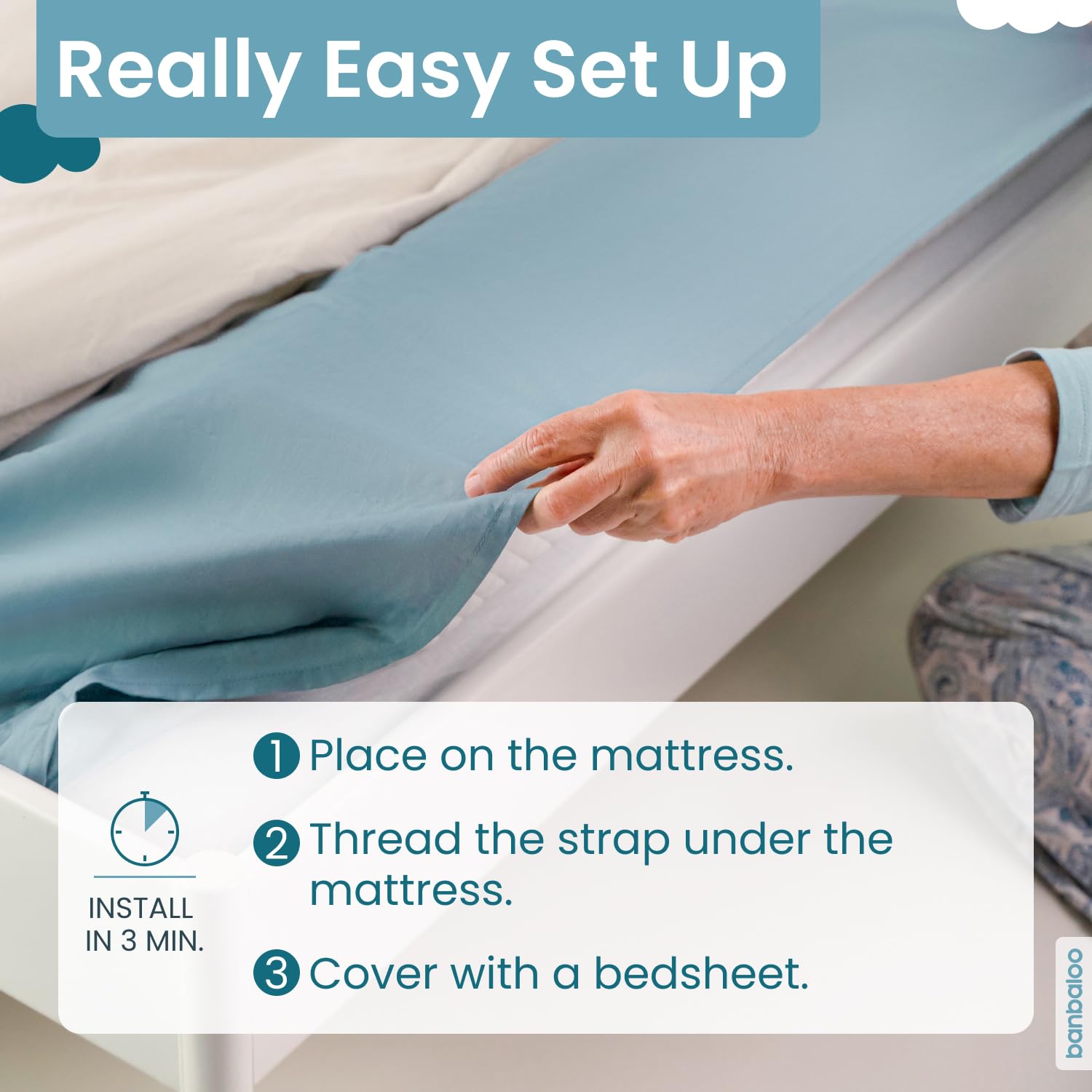Banbaloo machine-washable cover for easy cleaning after use