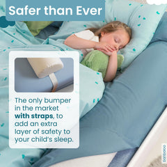 Banbaloo semi-cylindrical design guards bed edges without bulk