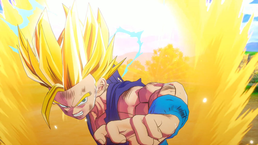 Bandai Namco Dragon Ball Z Kakarot Legendary Edition PS4 in-game screenshot with cinematic battles.