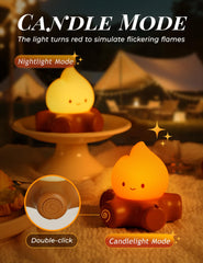 BANDIANCY Campfire Night Light offering white noise options for sleep.