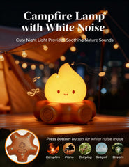BANDIANCY Campfire Lamp with soft glow for a relaxing room.