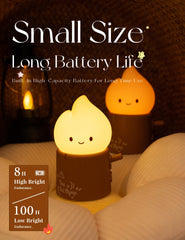 BANDIANCY positive smile candlelight mood light for cozy ambiance.