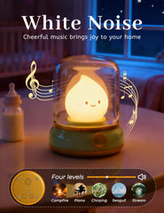 BANDIANCY Smiley Lamp USB C rechargeable for easy charging anywhere.