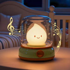 BANDIANCY Smiley Lamp glows warmly for cozy nights.