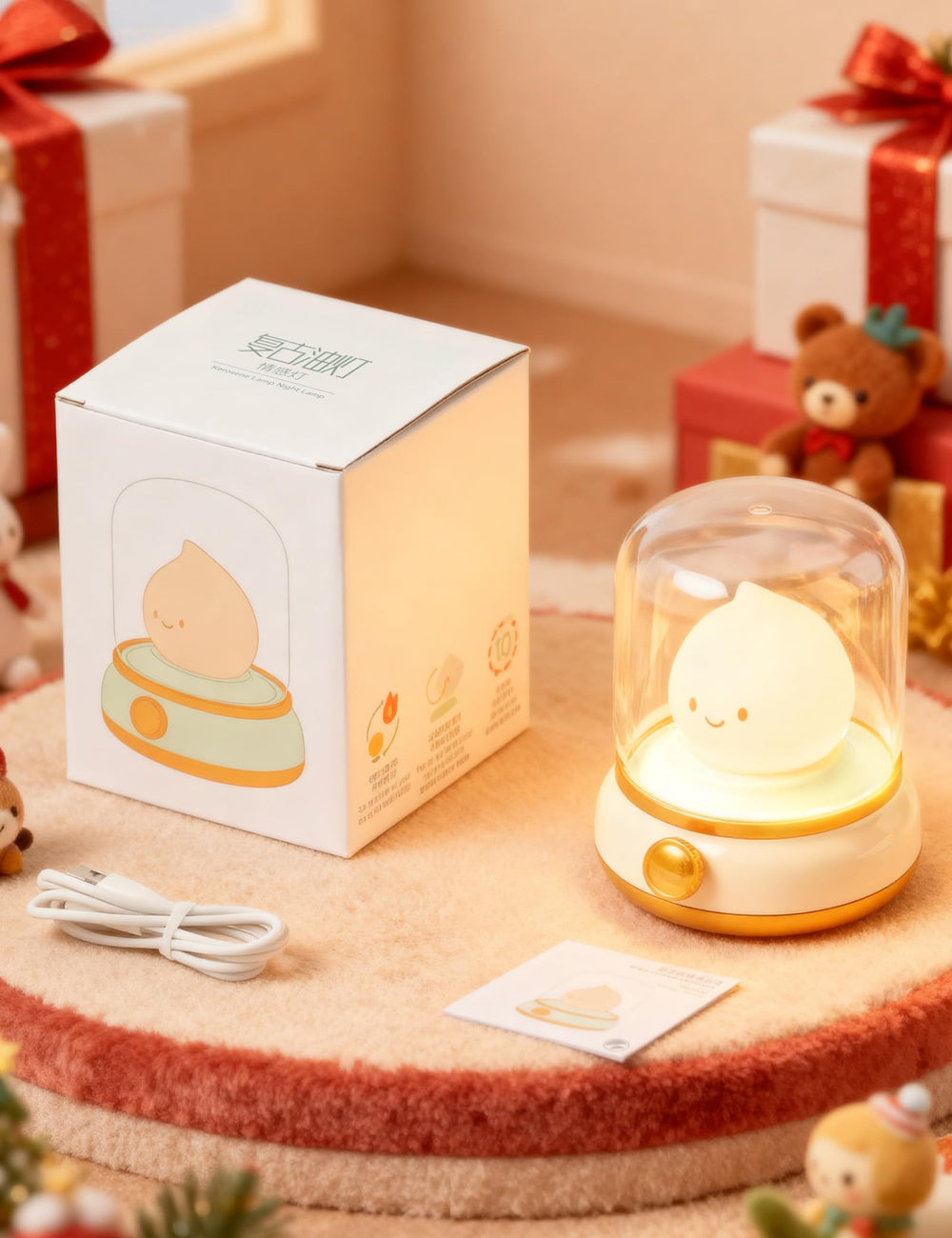 BANDIANCY Smiley night light makes a thoughtful, practical gift for new parents.