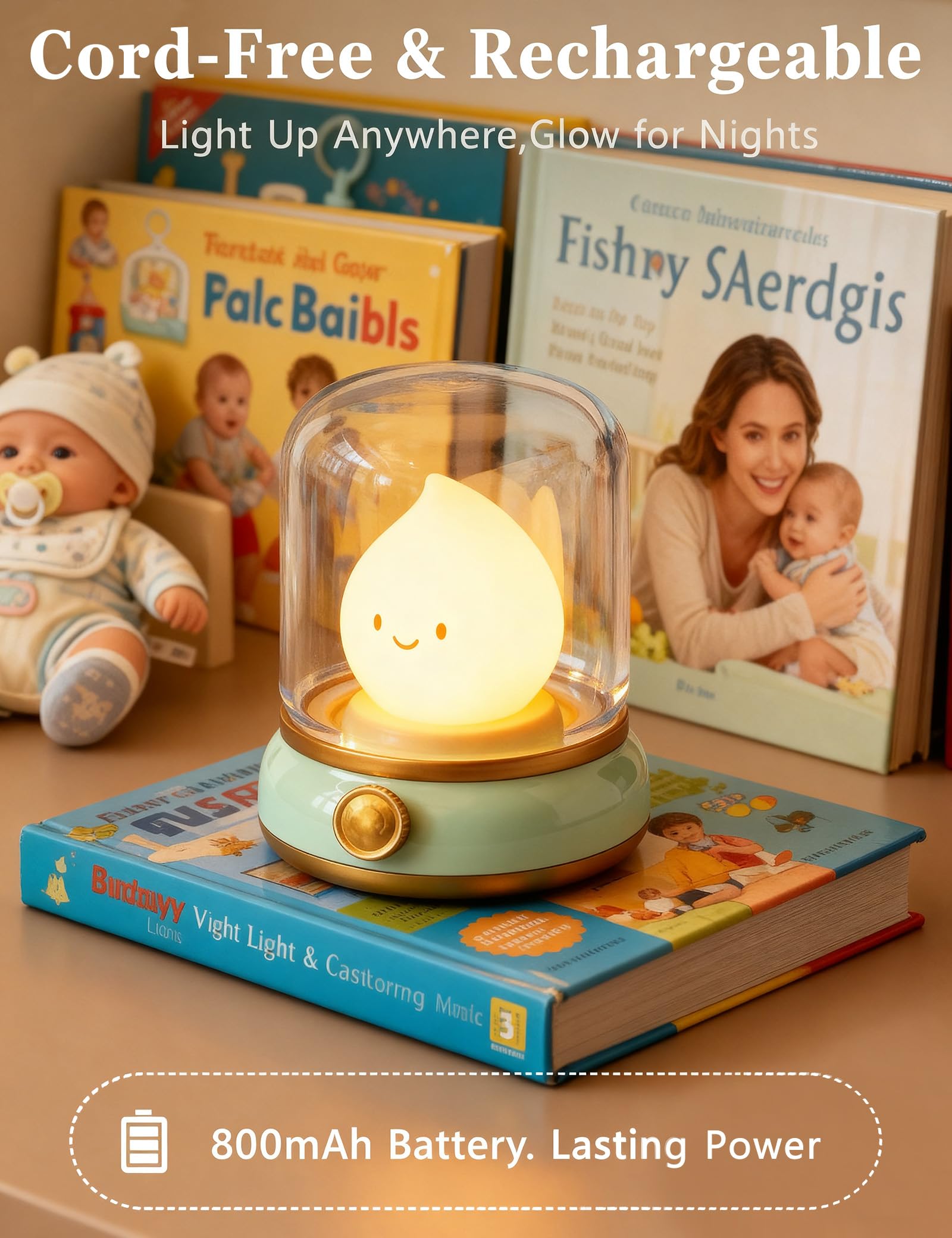 BANDIANCY Smiley Night Light provides gentle kid-friendly illumination for bedrooms.