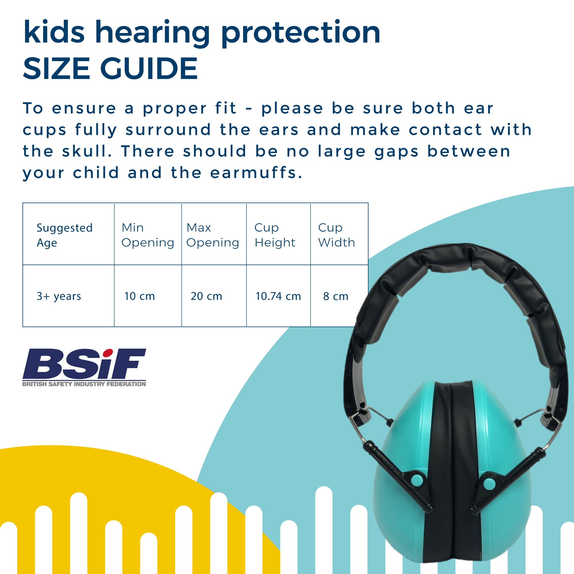 BANZ Baby Earmuffs being worn at a concert to protect ears.