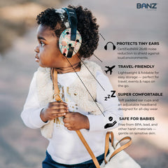 BANZ Baby Earmuffs closeup showing soft headband padding for comfort