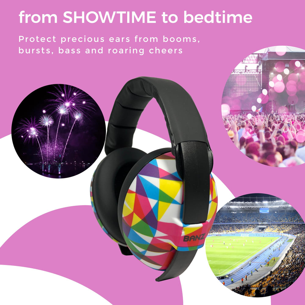 BANZ child earmuffs deliver reliable sound protection for toddlers