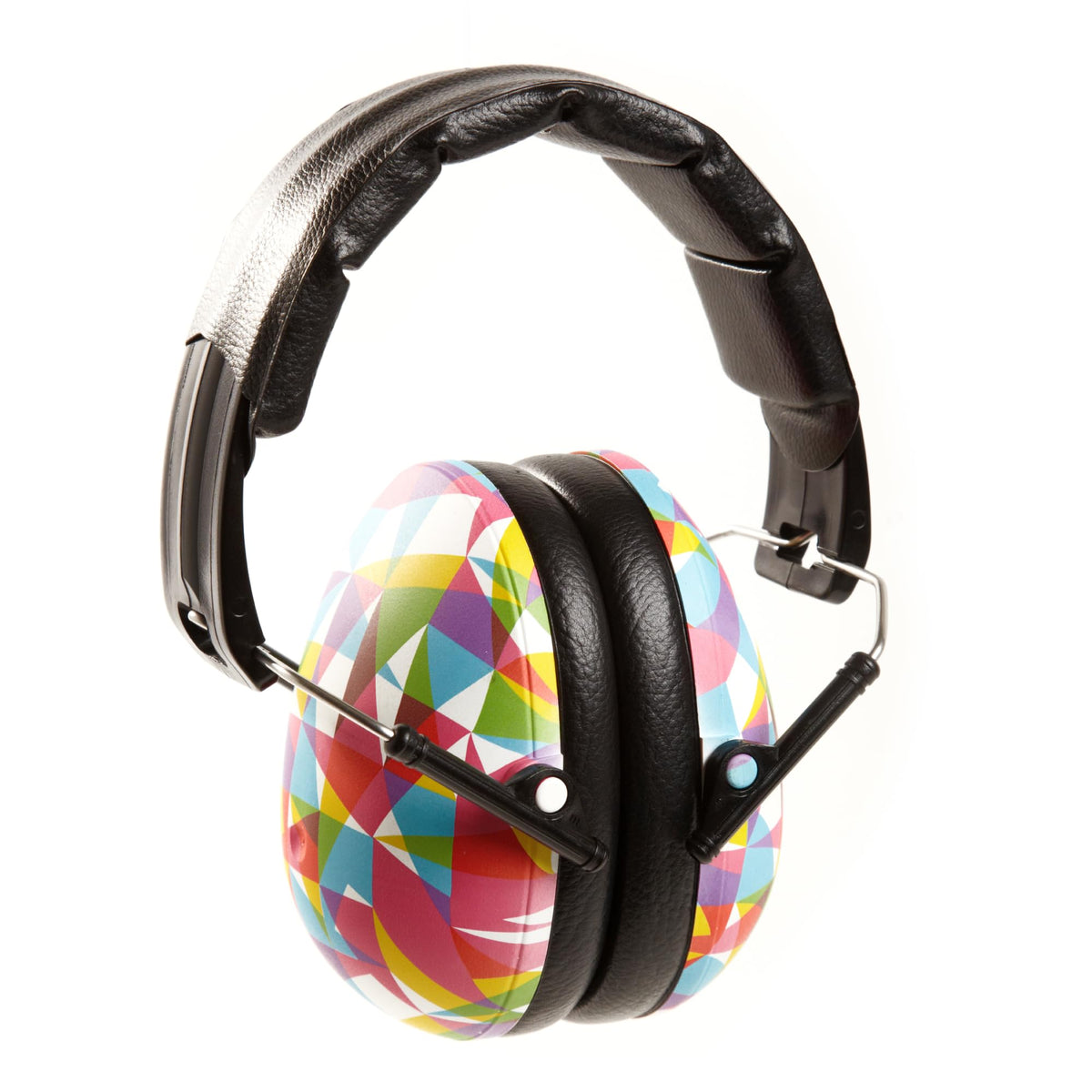 BANZ Kidz Earmuffs Prism front view highlighting compact, adjustable comfort for growing children.