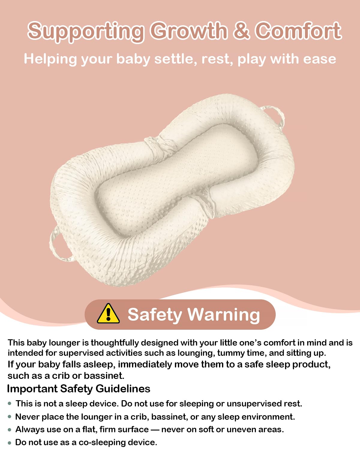 Baobrava machine-washable cover with two-way zipper for cleaning