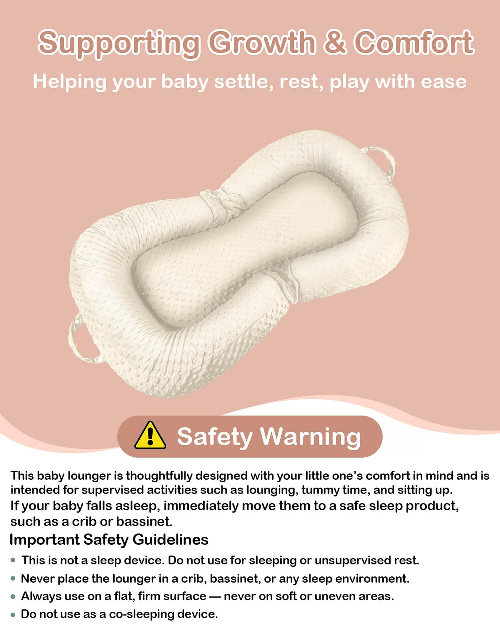 Baobrava machine-washable cover with two-way zipper for cleaning