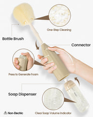 Baobrava nipple brush cleans intricate areas thoroughly.