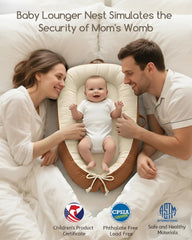 Baobrava portable infant lounger is lightweight and easy to carry on trips.