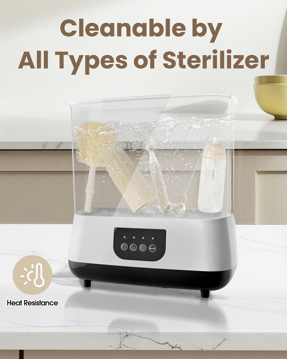 Baobrava quick-dry self-draining rack speeds up drying.
