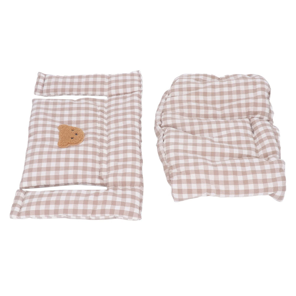 BAOK high chair cushion back strap secured on chair for stable family mealtime