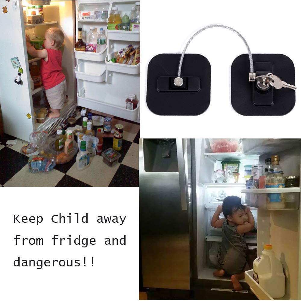 BAOWEIJD fridge lock in home use to prevent unwanted access