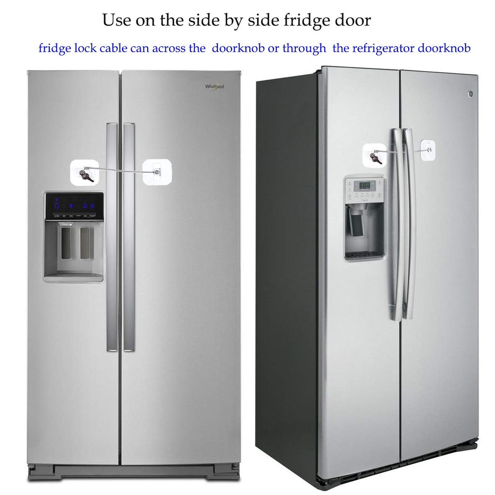 BAOWEIJD multi-function lock for fridge, freezer, and cabinet doors