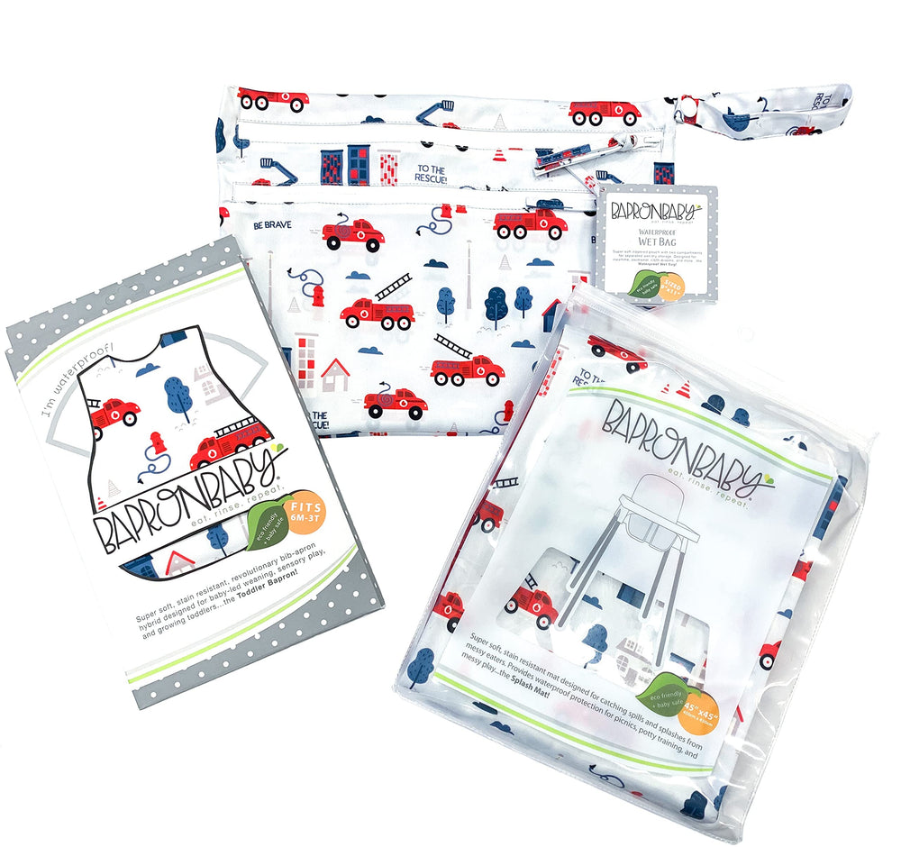 BapronBaby Be Brave machine washable label close-up for easy care.