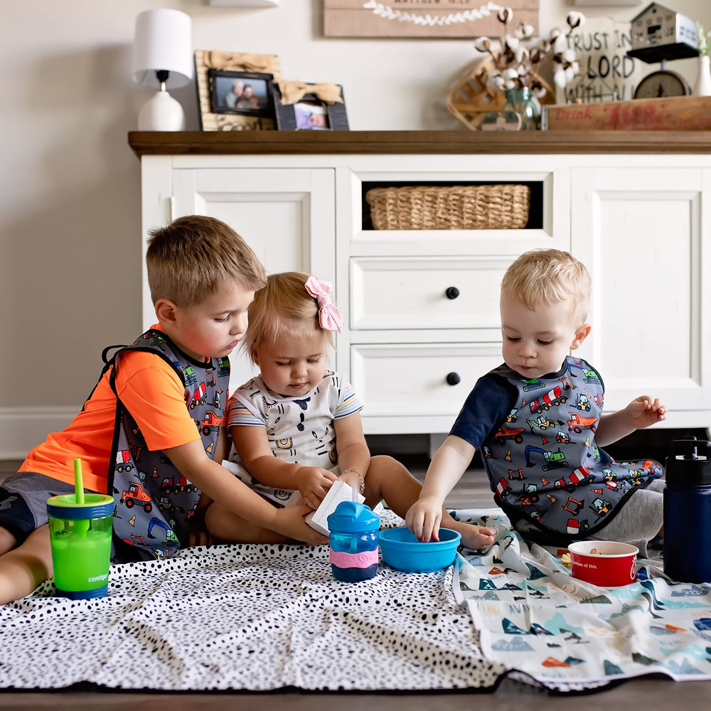 BapronBaby Construction Zone preschool Bapron for 3-5 year olds