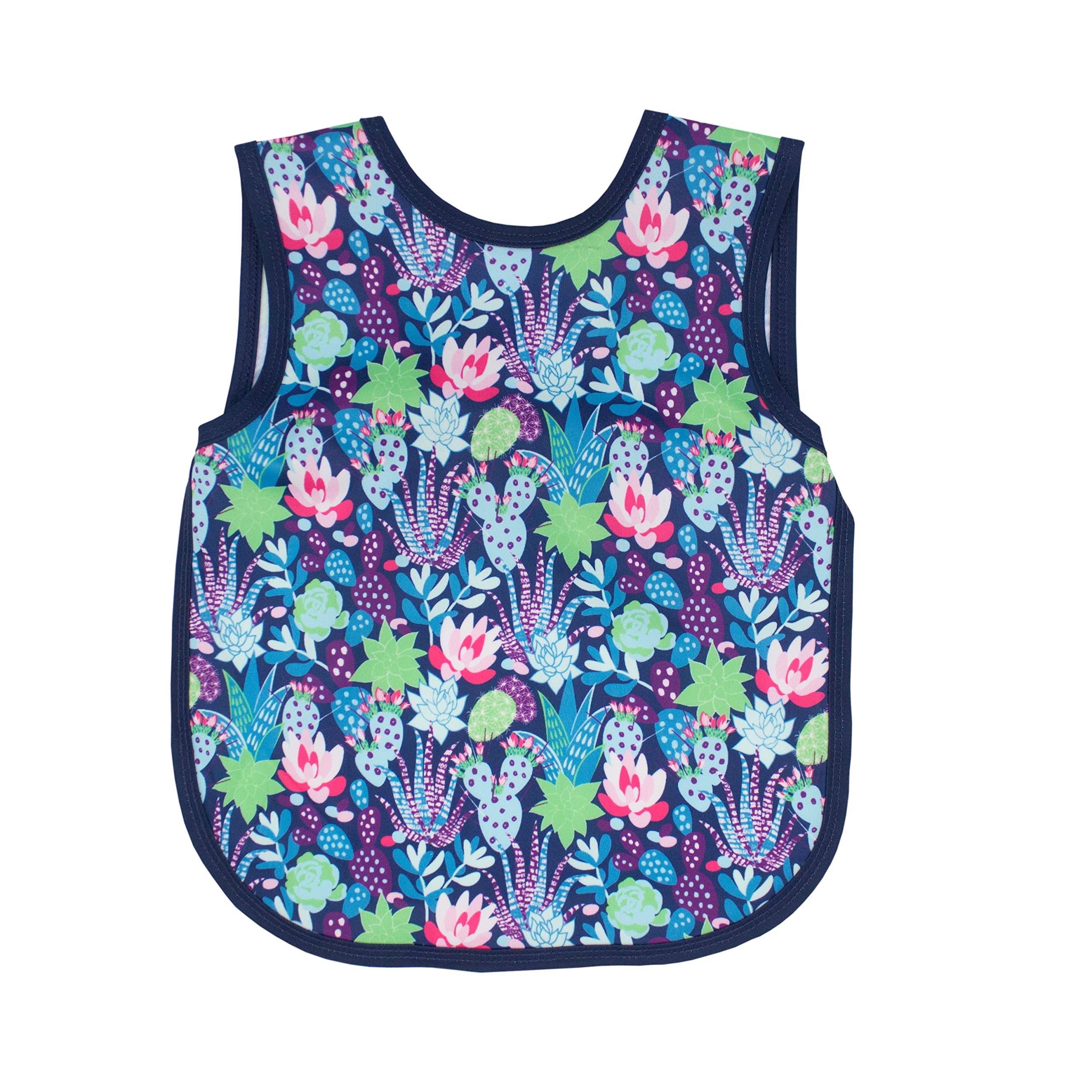 BapronBaby Desert Floral Bapron front view for mess-free meals