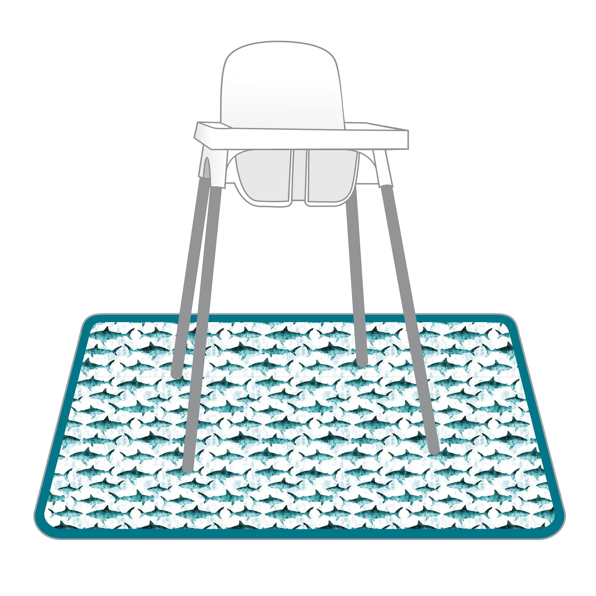 BapronBaby fast-drying splash mat ideal for meals and crafts.