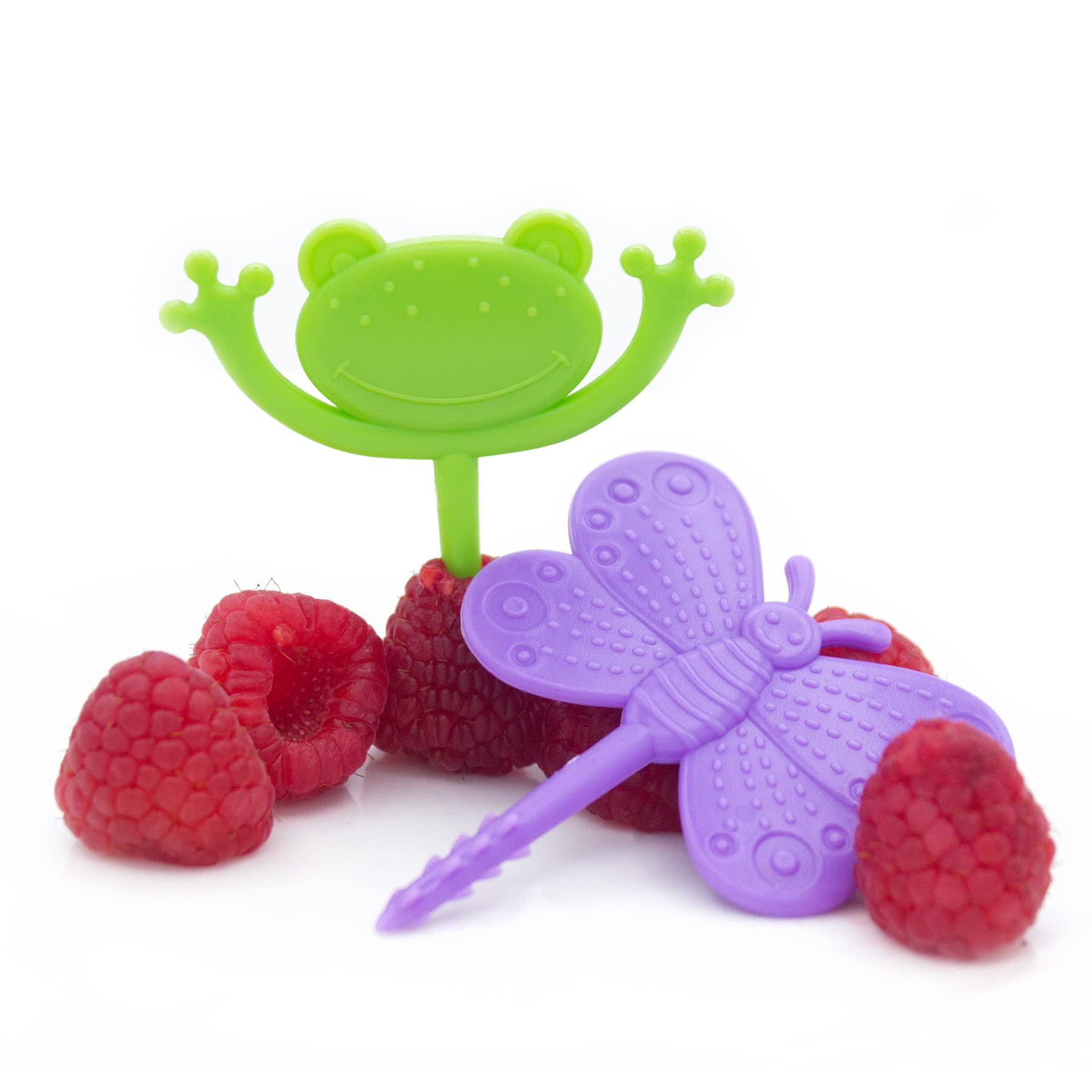 BapronBaby Garden Foodie Picks utensils set with easy-grip handles for little hands