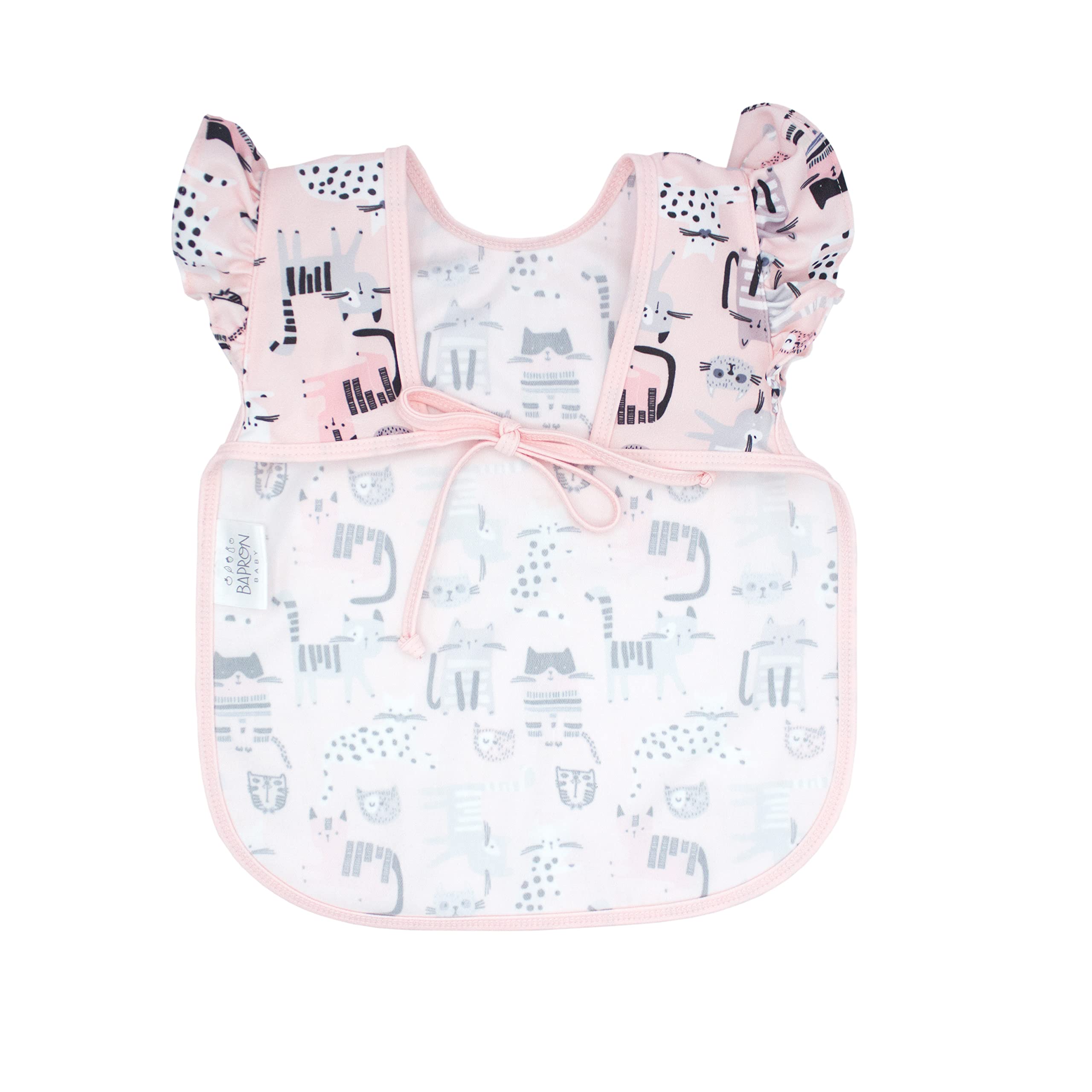 BapronBaby Kitty Bapron durable stitching for daily wear.