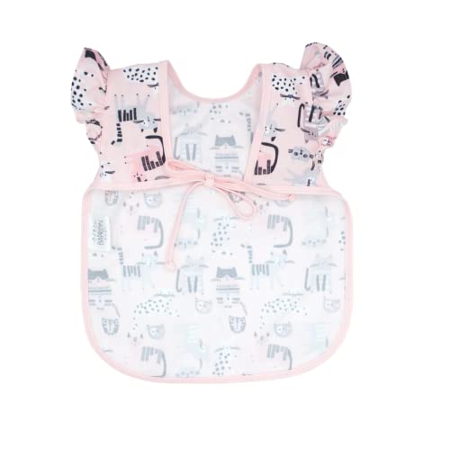 BapronBaby Kitty Bapron waterproof fabric close-up showing spill protection.