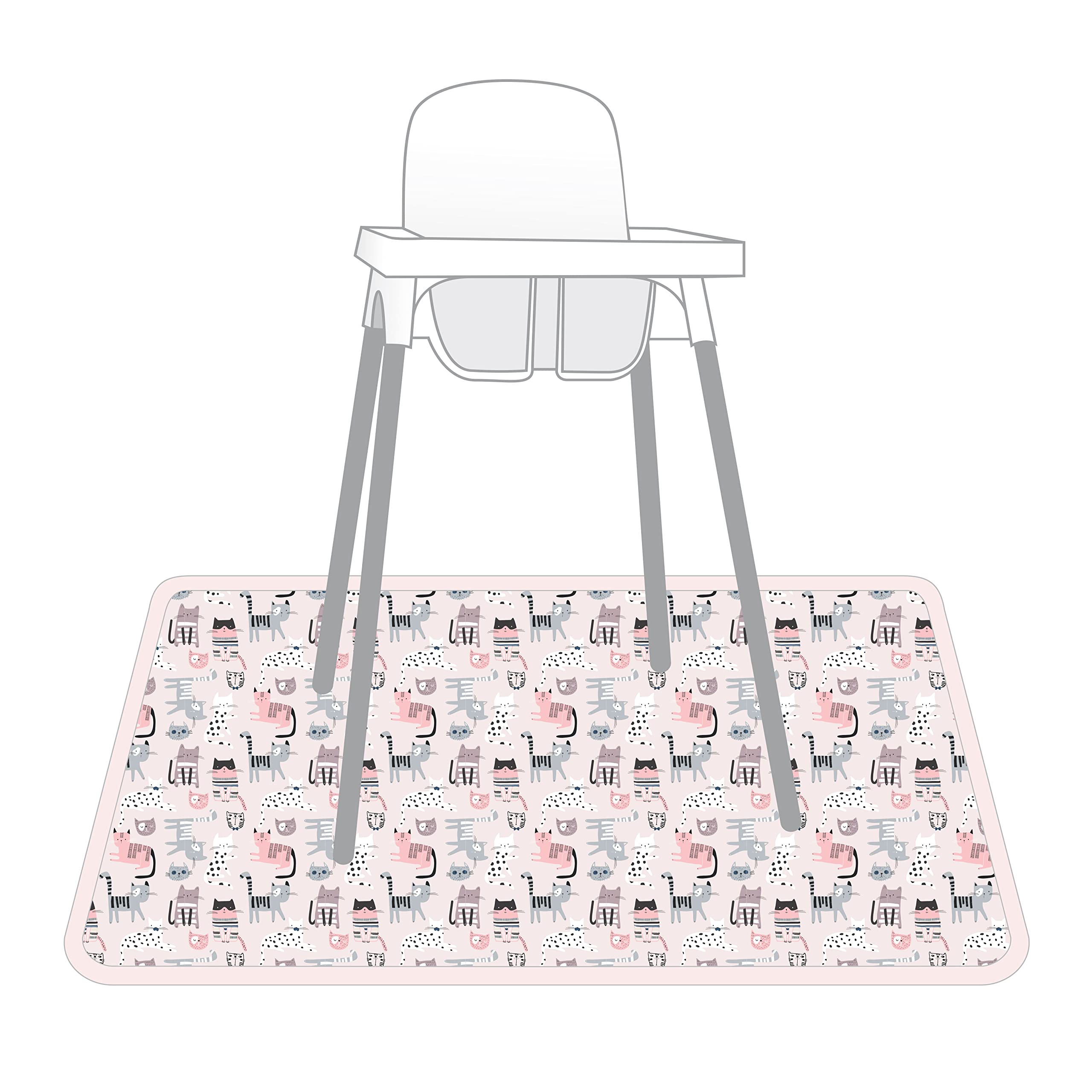 BapronBaby Kitty Splash Mat quick-drying surface after meals
