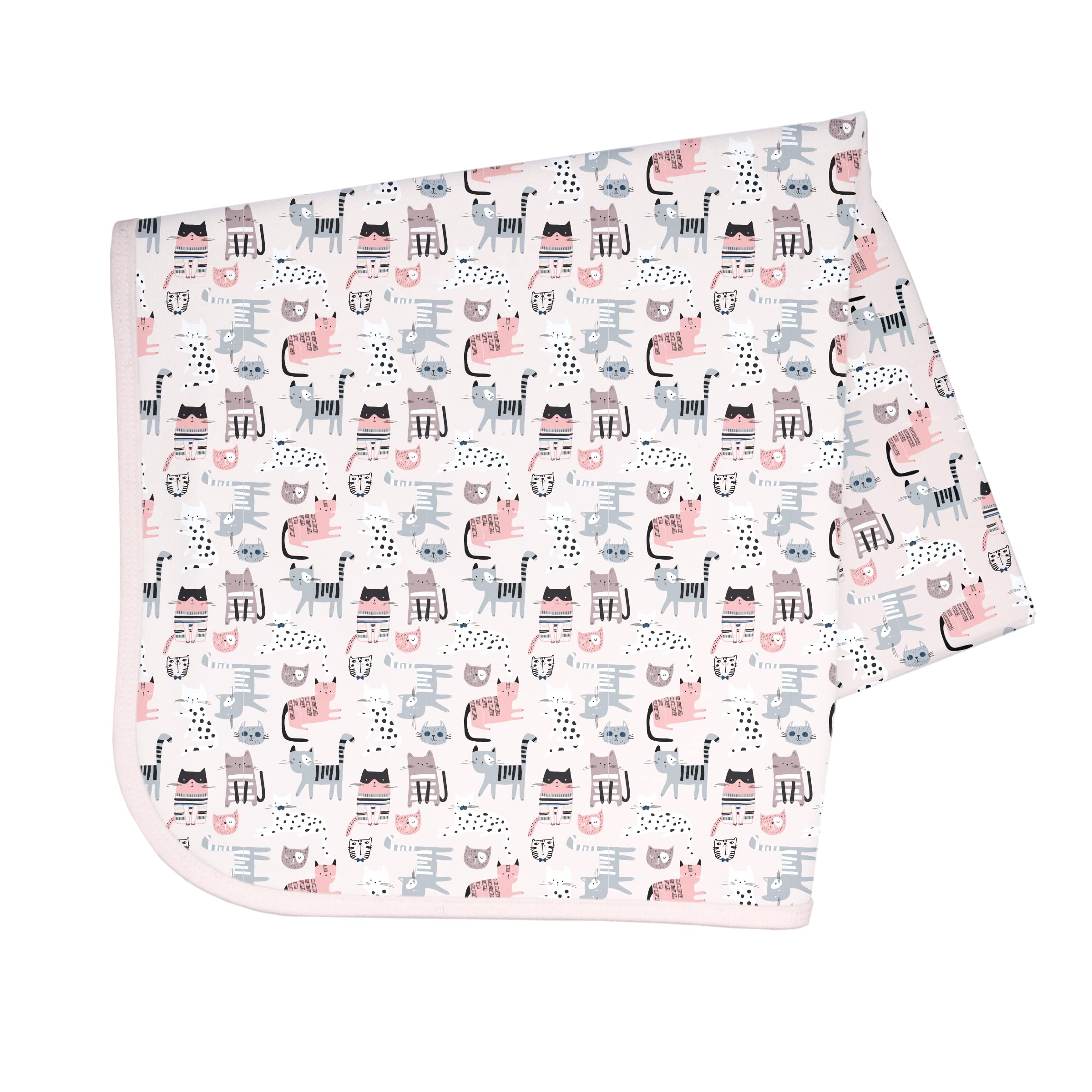 BapronBaby Kitty Splash Mat under high chair protecting floors from spills