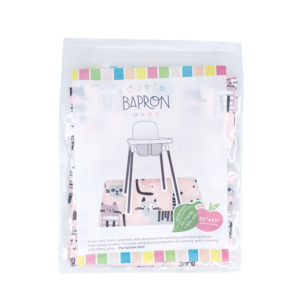 BapronBaby Kitty Splash Mat waterproof layer keeps surfaces dry