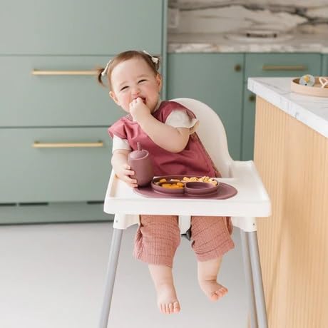 BapronBaby Minimalist Blush Bapron suitable for craft time mess containment