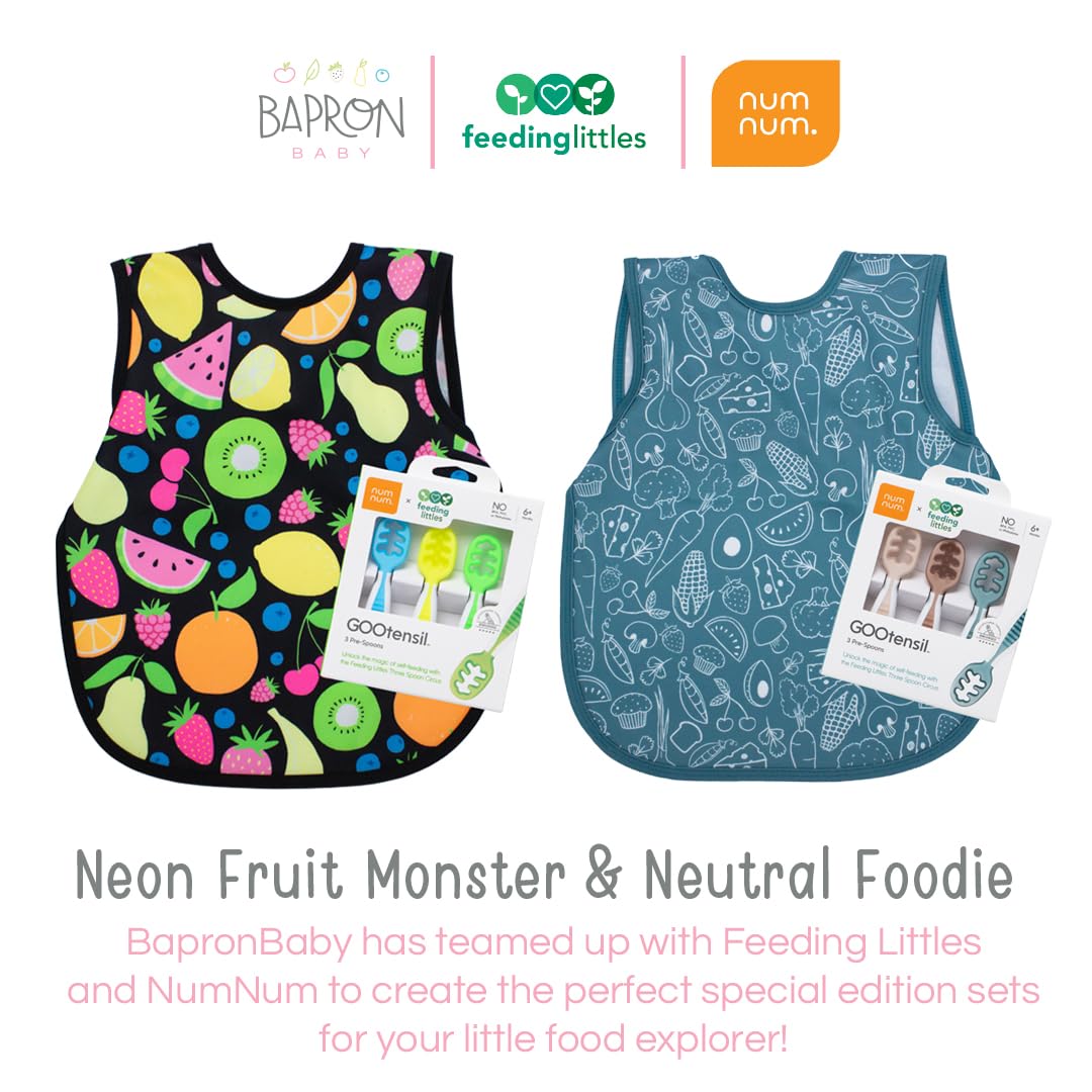 BapronBaby pocket-less design reduces neck strain and irritation