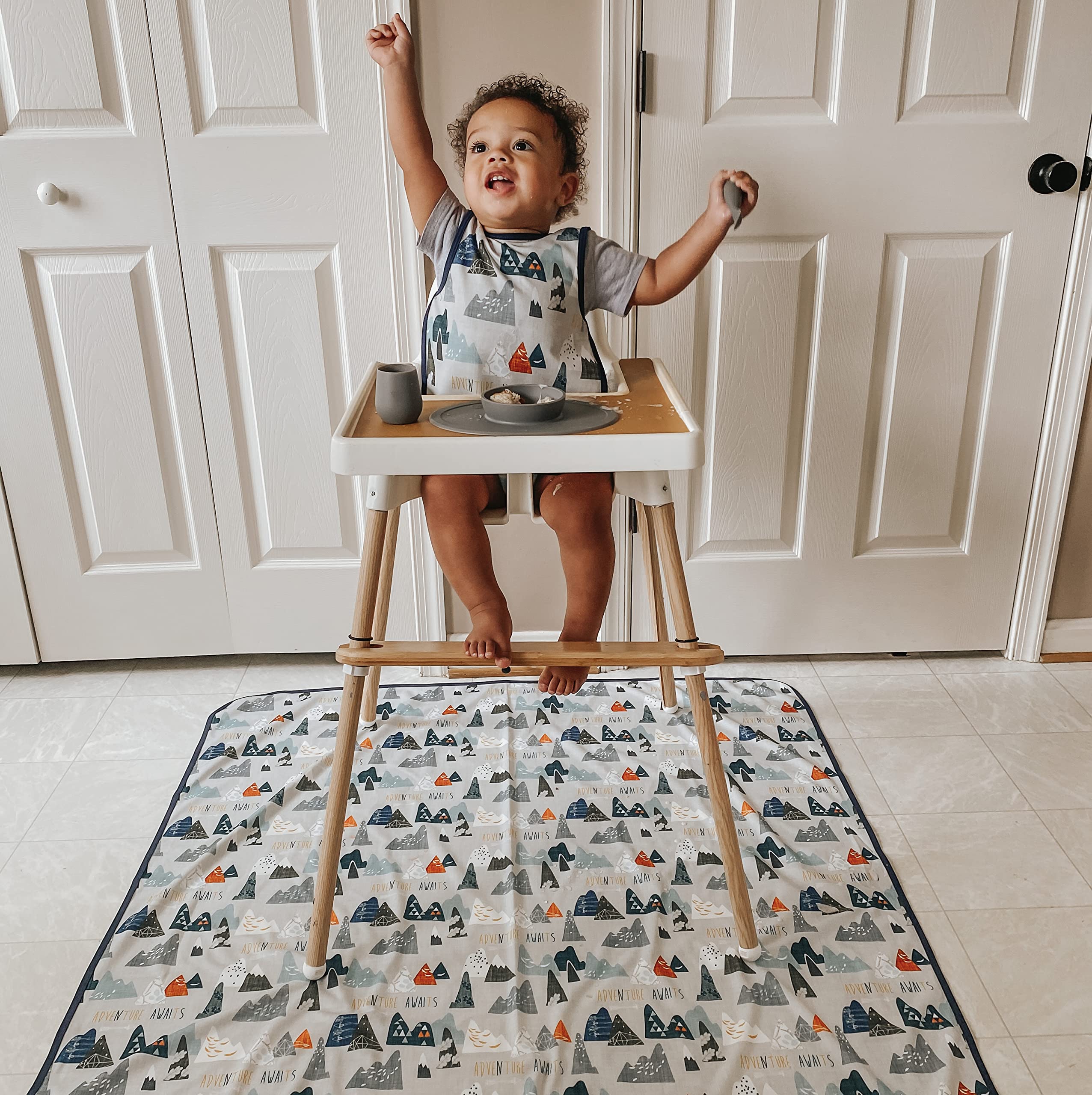 BapronBaby quick-dry, machine-washable design for fast cleanups.