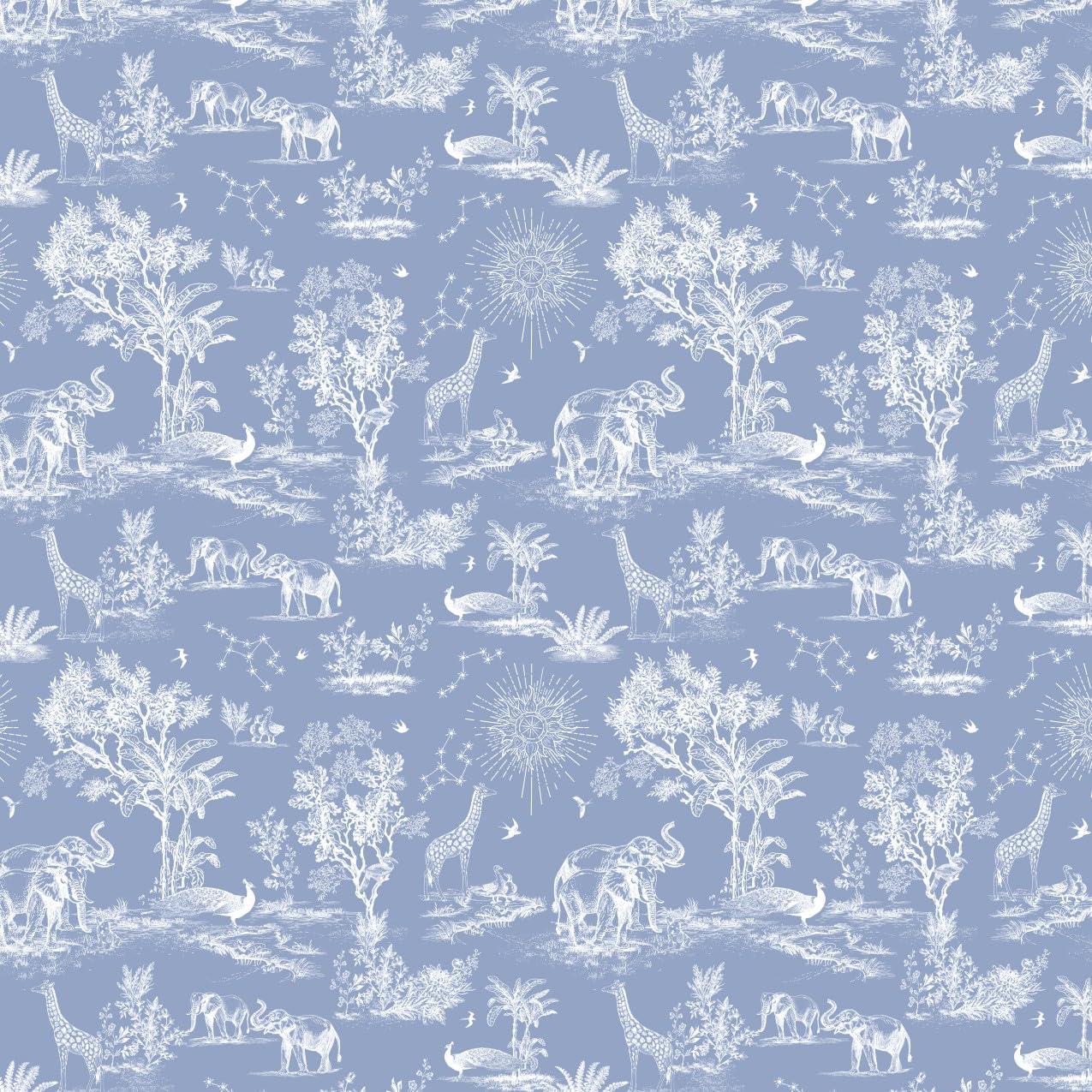 BapronBaby Savanna Blue Splash Mat folded compact for travel and portability.