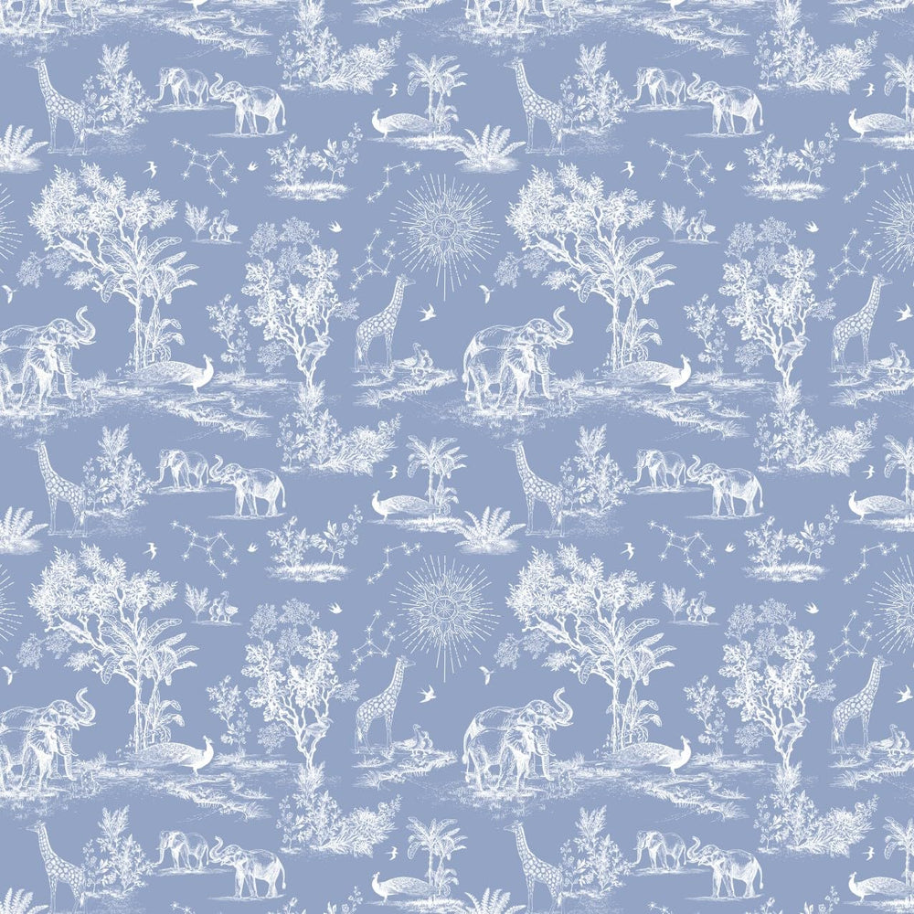 BapronBaby Savanna Blue Splash Mat folded compact for travel and portability.