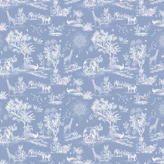BapronBaby Savanna Blue Splash Mat folded compact for travel and portability.