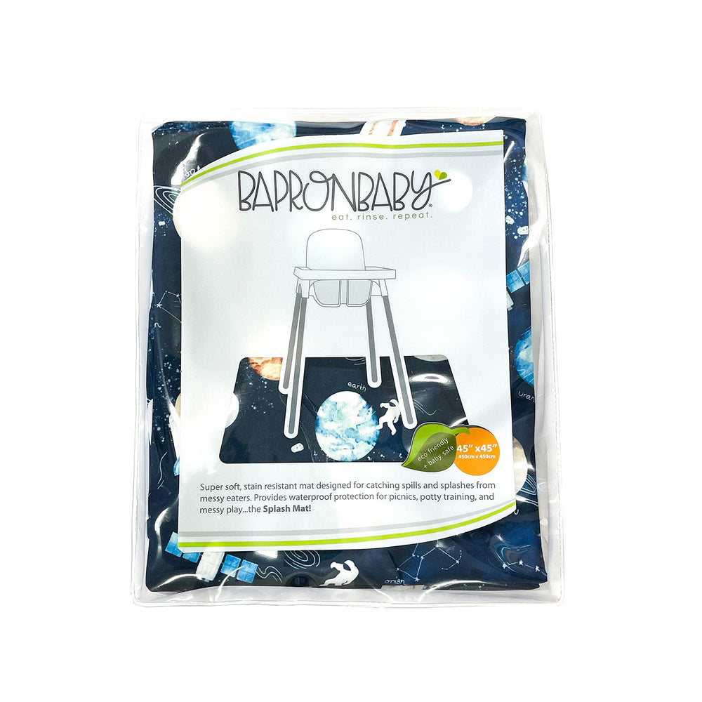 BapronBaby Splash Mat folded compact for travel and outings.